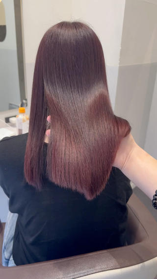 ブリーチなし　Wケアカラー　(9トーン以上必須)
ピンクラベンダー 