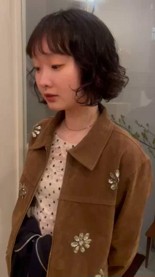 ミディアム 🍁ボブパーマ.ドラ イパーマ🍁陸来のヘアスタイル