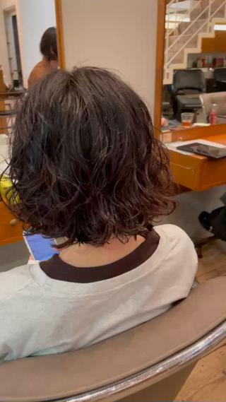 ミディアム 🍁ロングパーマ.ニ ュアンス🍁陸来のヘアスタイル