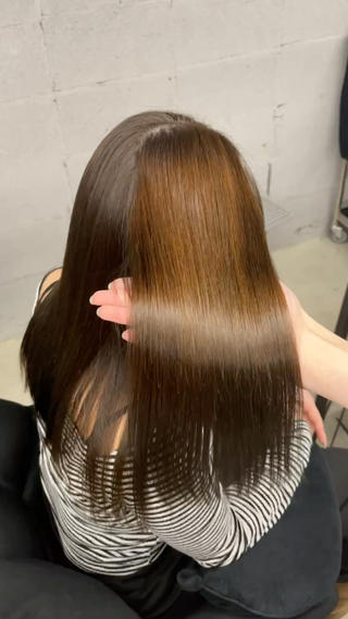 ロング カラー パーマ 札幌パーマ 髪質改善/後藤海音のヘアスタイル