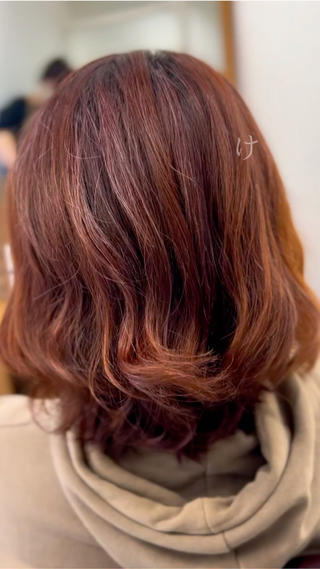 ミディアム パーマ GO TODAY SHAiRE SALON所属・美髪矯正/ LISAのヘアスタイル