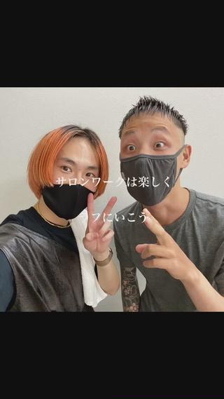 ショート カラー パーマ ヘアアレンジ メンズ 【池袋/スパイキー ショート】ⓝⓘⓜⓤのヘアスタイル