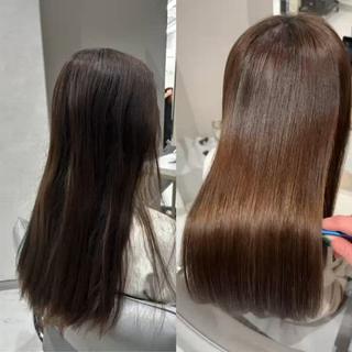 ロング カラー 新宿No.1艶髪矯正 美艶カラー/FUKAのヘアスタイル