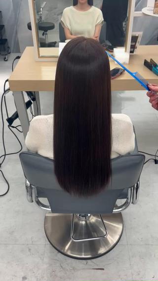 ロング カラー 新宿No.1艶髪矯正 美艶カラー/FUKAのヘアスタイル