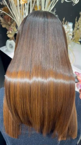 ロング パーマ 髪質改善/縮毛矯正 艶カラー/珠聡のヘアスタイル