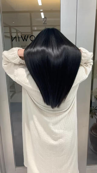 ロング 髪質改善/縮毛矯正 艶カラー/珠聡のヘアスタイル