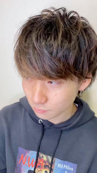 ミディアム メンズ 柳澤 和也のヘアスタイル