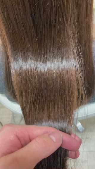 マグネットケアカラーでカラーなのに髪質改善️ 