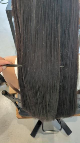 傷みで広がっていた髪もサラサラつやつやに！ 