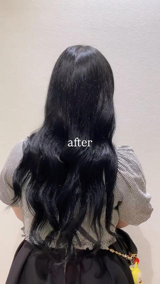 𝐲𝐮𝐮𝐦𝐢 エクステ/ 艶カラーのヘアスタイル