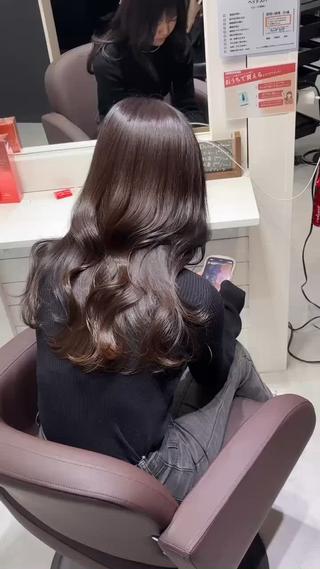 セミロング Aura 髪質改善＆韓国レイヤー所属・あい❤︎ /髪質改善/韓国巻きのヘアスタイル