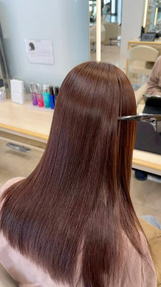 ロング カラー 🍀自然＆長持ち♪ 縮毛矯正の匠✨️のヘアスタイル