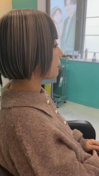 ショート カラー 🫧ショート/ボブ 池袋西口・泡渕✂️のヘアスタイル