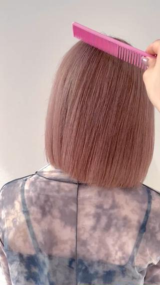 ミディアム ナナ♡レイヤーカット ♡似合わせカラーのヘアスタイル
