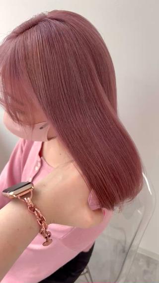 ミディアム ナナ♡レイヤーカット ♡似合わせカラーのヘアスタイル