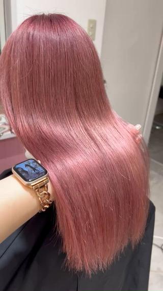 ロング ナナ♡レイヤーカット ♡似合わせカラーのヘアスタイル