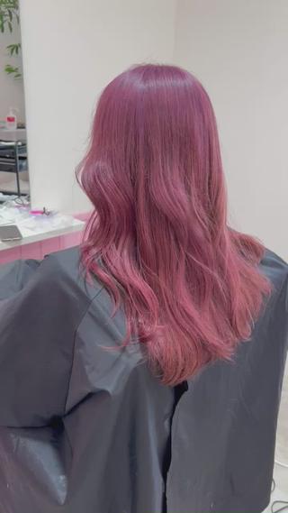 ロング ナナ♡レイヤーカット ♡似合わせカラーのヘアスタイル