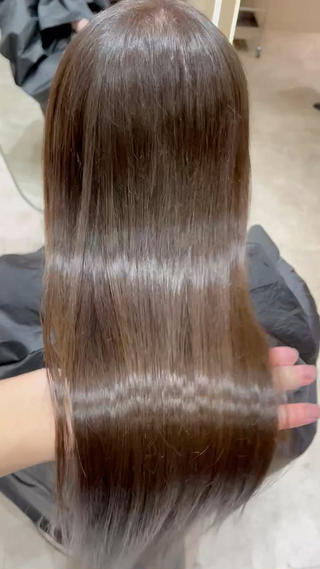 ロング 韓国ヘア/ベージュ カラー/髪質改善/涼のヘアスタイル