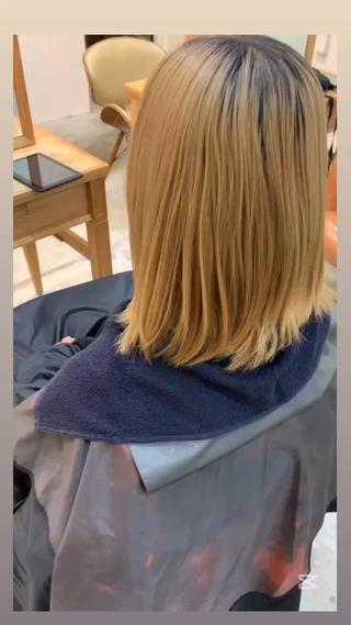 ミディアム ank classic hair【アンククラシックヘアー】所属・バレ、ハイライト モデル募集　齋藤祐哉のヘアスタイル