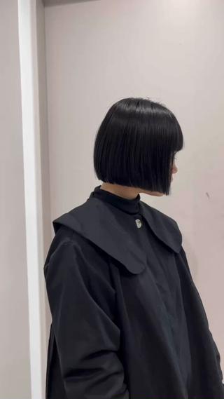 ショート モテヘア/グレージュ /ボブ/前原汐🎐のヘアスタイル