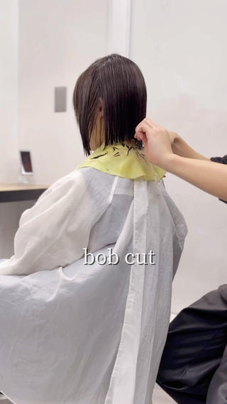ショート モテヘア/グレージュ /ボブ/前原汐🎐のヘアスタイル