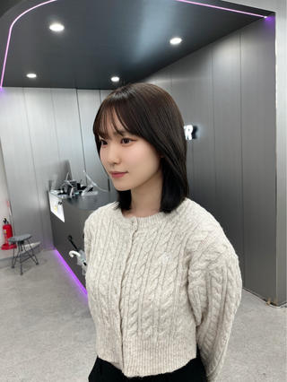 ミディアム カラー モテヘア/グレージュ /ボブ/前原汐🎐のヘアスタイル