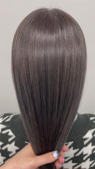 髪質改善とカラー同時にできちゃいます
サラサラにしましょう 