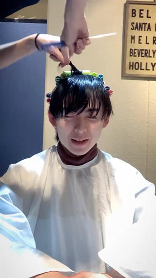 ショート パーマ メンズ masahiro 波巻きシャドウパーマのヘアスタイル