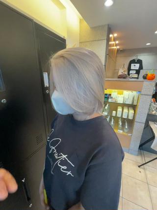 #ホワイトカラー
#リタッチブリーチ
#ハイトーン
#高明度
#ウルフ 