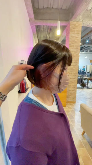 ミディアム カラー STAR RIVER所属・YUI/ ブリーチカラー🌷のヘアスタイル