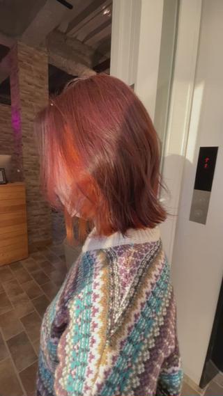 ミディアム カラー STAR RIVER所属・YUI/ ブリーチカラー🌷のヘアスタイル