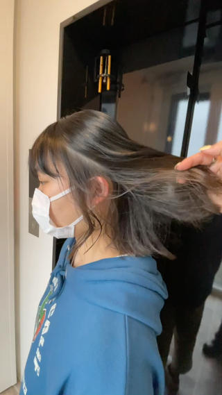 ミディアム カラー STAR RIVER所属・YUI/ ブリーチカラー🌷のヘアスタイル