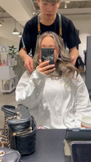 カラー YUDAIブリーチ• カラー/心斎橋•難波のヘアスタイル