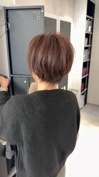 ショート カラー 西山 友哉のヘアスタイル
