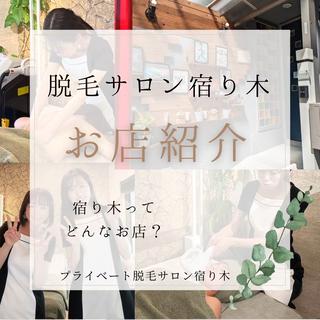 脱毛サロン宿り木です！ 