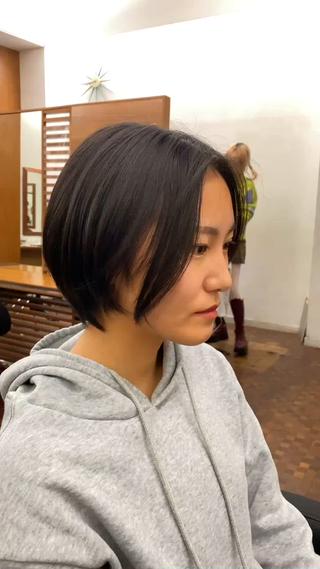 ショート カラー Paddle所属・似合わせレイヤー/ レイヤーパーマ/高倉のヘアスタイル
