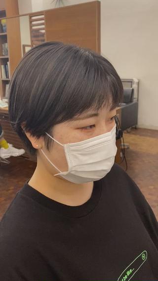 ショート カラー Paddle所属・似合わせレイヤー/ レイヤーパーマ/高倉のヘアスタイル