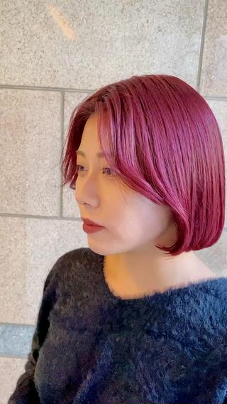 ショート カラー Paddle所属・似合わせレイヤー/ レイヤーパーマ/高倉のヘアスタイル