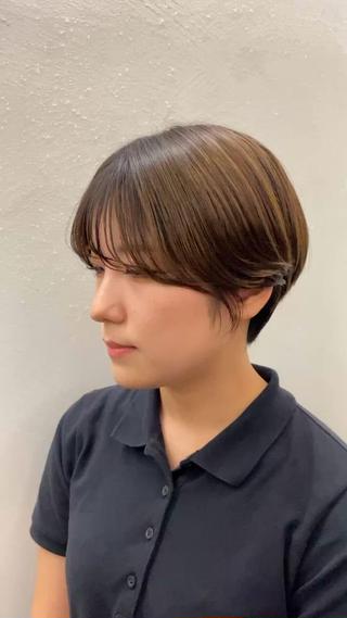 ショート Paddle所属・似合わせレイヤー/ レイヤーパーマ/高倉のヘアスタイル