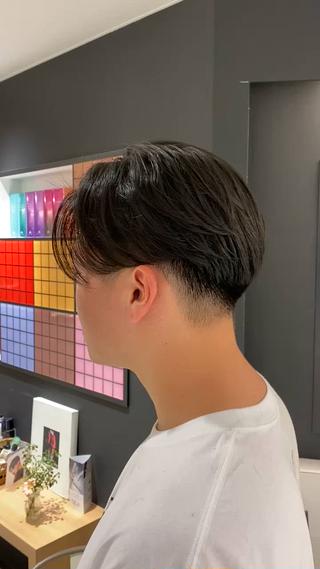 毛流れが作れるセンターパートです！ 