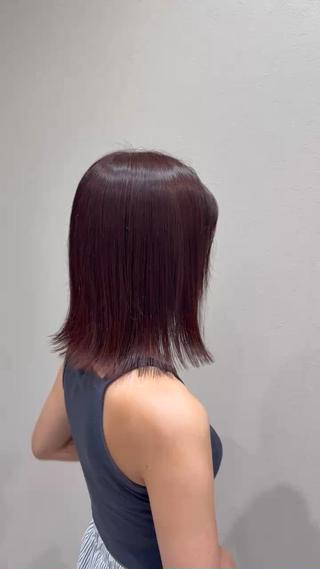 ミディアム カラー 韓国レイヤー｜ 透明感カラー｜ココナのヘアスタイル