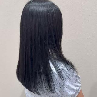 セミロング カラー 韓国レイヤー｜ 透明感カラー｜ココナのヘアスタイル