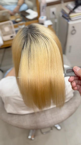 ミディアム 村松陸斗 メテオストレートのヘアスタイル