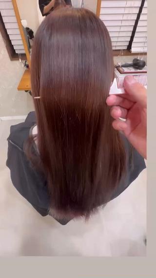 ロング 村松陸斗 メテオストレートのヘアスタイル