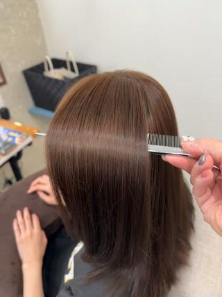 ミディアム 村松陸斗 メテオストレートのヘアスタイル