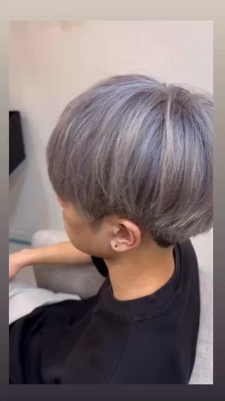 ショート 村松陸斗 メテオストレートのヘアスタイル