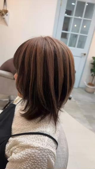 ミディアム 村松陸斗 メテオストレートのヘアスタイル