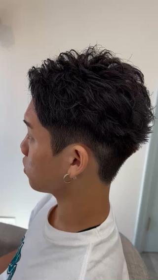 ショート 村松陸斗 メテオストレートのヘアスタイル