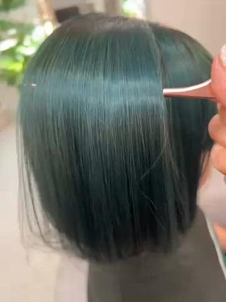 ミディアム 村松陸斗 メテオストレートのヘアスタイル