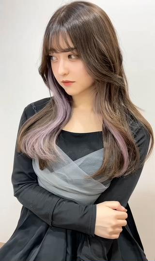 ロング メンズセンターパート 🇰🇷wakanaのヘアスタイル